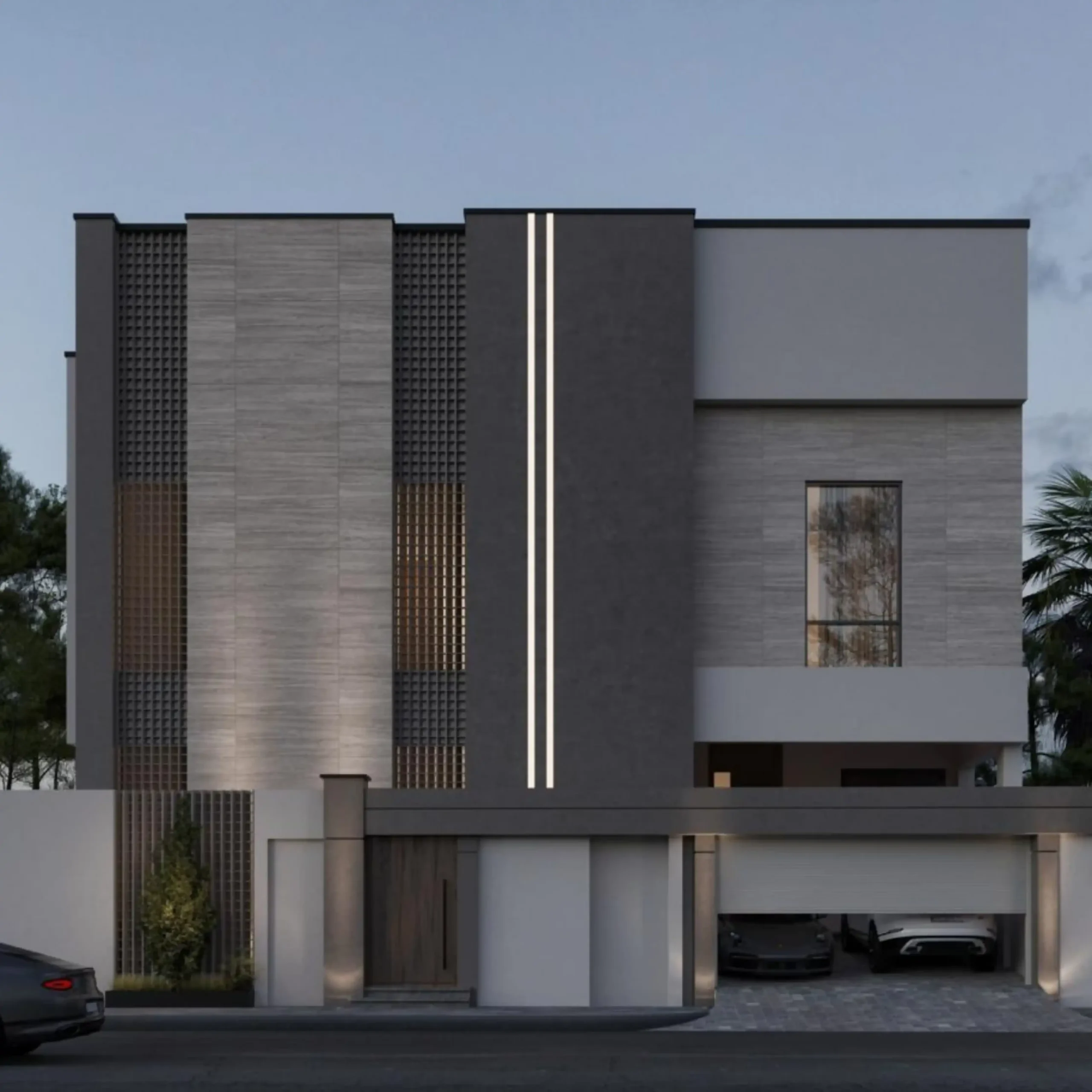 Modern luxury التصميم المعماري project preview
