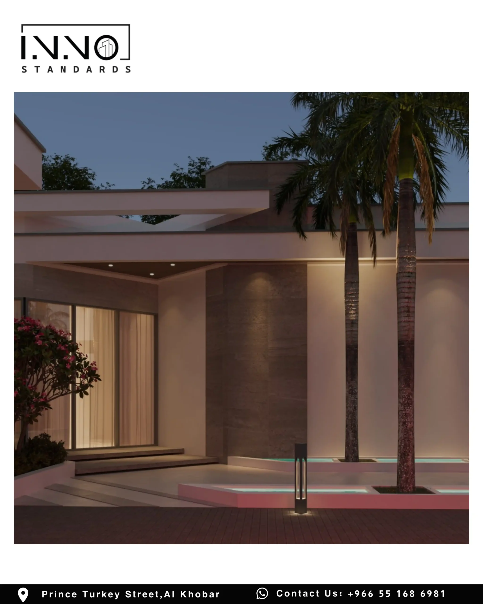 فيلا سكنية بطراز مودرن مينماليست في حي الجامعة، الظهران - تصميم معماري 600 متر مربع